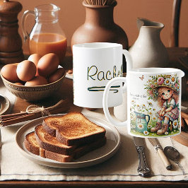 Caneca De Café Criança Personalizada da Margarida de Deus