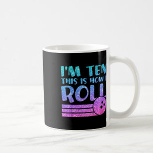 Caneca De Café Crianças 10º Aniversário Boliches Dons - 10 Thi