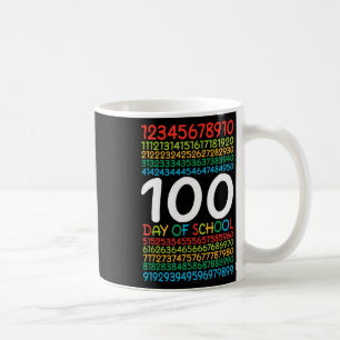 Caneca De Café Crianças 100. º Dia De Professores Crianças 100 Di