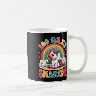 Caneca De Café Crianças 100 Dias Mais Inteligentes Meninas Unicór