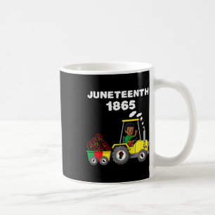Caneca De Café Crianças 18 De Junho De 1865 Rapaz Em Trator Funny