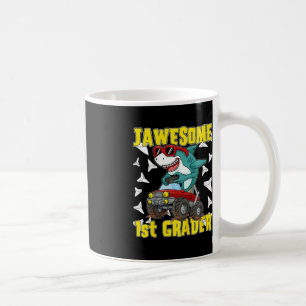 Caneca De Café Crianças 1rua Monster Truck Dinosaur Megalodon Sh