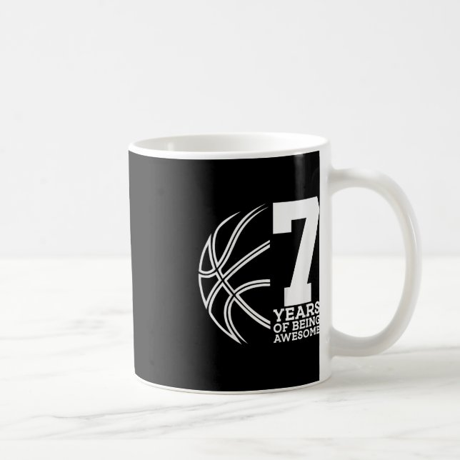 CANECA DE CAFÉ CRIANÇAS 7 ANOS DE SER INCRÍVEL 7 BASQUETEBOL (Direita)