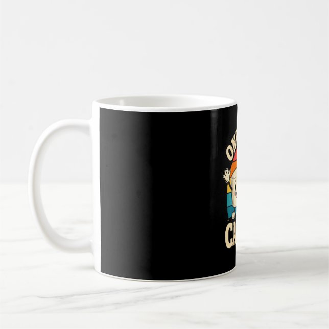 Caneca De Café Crianças acampando marshmallow fofo fogueira  (Esquerda)