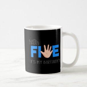Caneca De Café Crianças Altas Cinco - Legal Aniversário de crianç