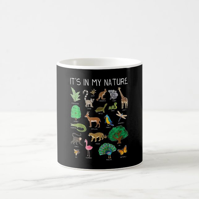 Caneca De Café Crianças Animais Zootecnista Estudos Zoológicos (Centro)