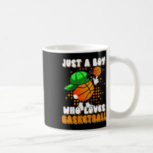 Caneca De Café Crianças Apenas Um Menino Que Ama O Jogador De Bys