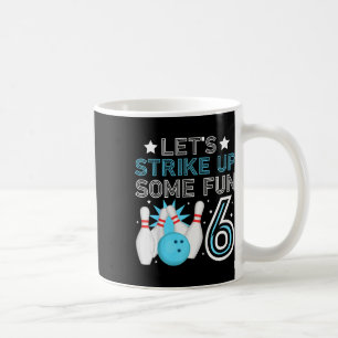Caneca De Café Crianças Boliche Festa de aniversário Rapaz de 6 a