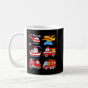 Caneca De Café Crianças Bombeiros primeiro aniversario Bombeiro 1