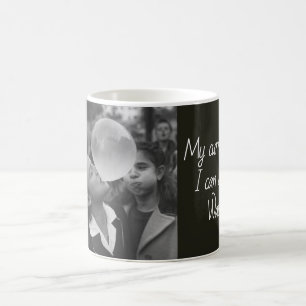 Caneca De Café Crianças Chiclete Vintage Foto Mensagem Positiva