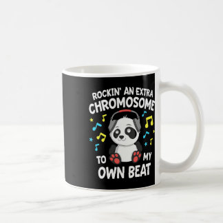 Caneca De Café Crianças com Síndrome de Down T21 Rockin' Um Cromo