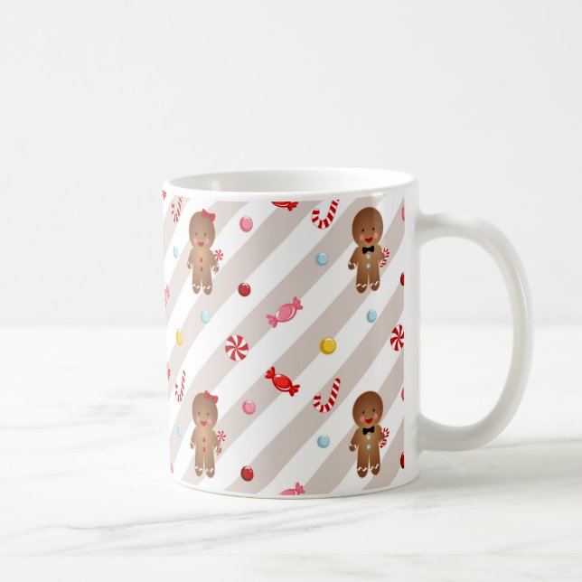 Caneca De Café Crianças de biscoitos de pão-de-gengibre Feriado M (Direita)