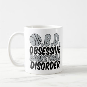 Caneca De Café Crianças de Cinzas Negras legal jogadoras de basqu