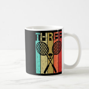 Caneca De Café Crianças Dminton 3 Garota De Aniversário Dminton 3