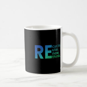 Caneca De Café Crianças e ativismo ambiental - Renovação de reuti