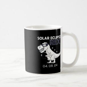 Caneca De Café Crianças Eclipse Solar T Rex 04.08.2024 Dino Diver