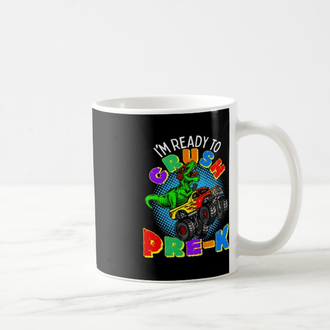 Caneca De Café Crianças, estou pronto para esmagar o Monstro do D (Direita)