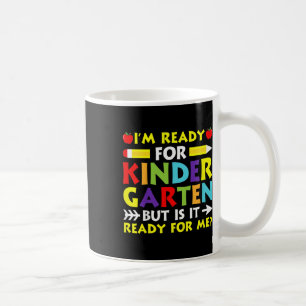 Caneca De Café Crianças Estou Pronto Para O Jardim De Infância De