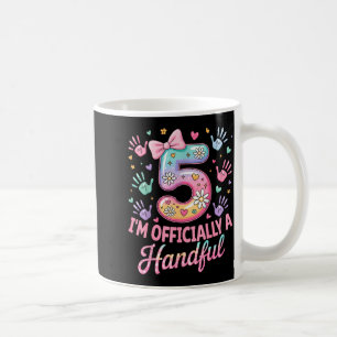 Caneca De Café Crianças Eu Sou Um Tanto Difícil Cinco Aniversário