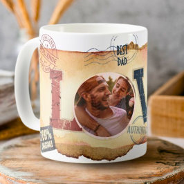 Caneca De Café Crianças Familiares Foto Do Beball Love Mug