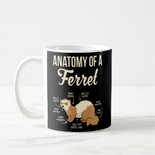 Caneca De Café Crianças Ferretferret Anatomia De Ferret