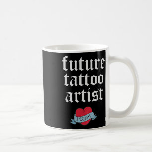 Caneca De Café Crianças Futuro Tatuagem Artista Crianças Toddler 