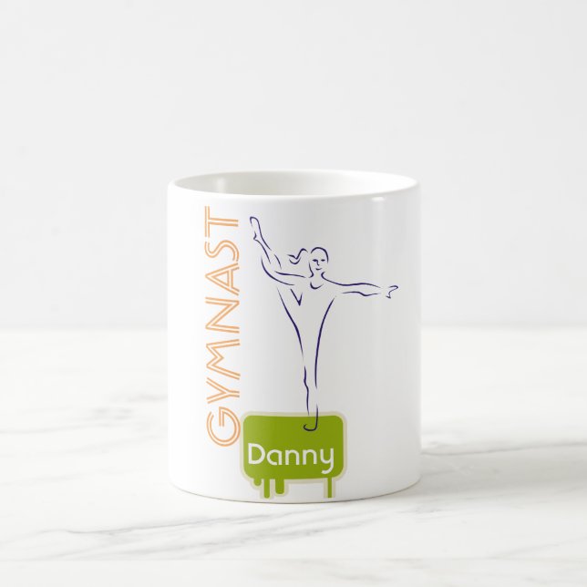 Caneca De Café Crianças GYMNASTICS Personalizadas Chamadas de Lâm (Centro)