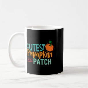 Caneca De Café Crianças Mais Fofas Abóbora No Remendo Diversão Ou
