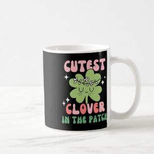 Caneca De Café Crianças Mais Fofas Trevo No Remendo Menina Toddle