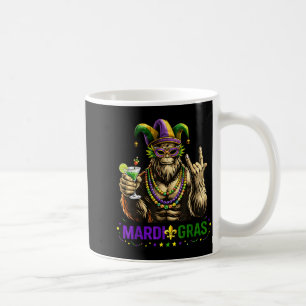Caneca De Café Crianças Mardi Gras Pé Grande Rock Sasquatch
