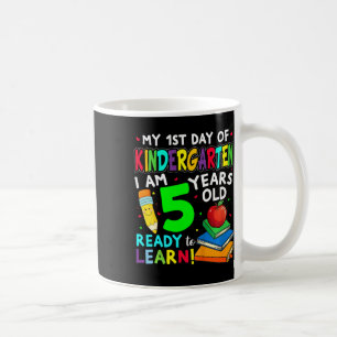 Caneca De Café Crianças Meu Primeiro Dia No Jardim De Infância E