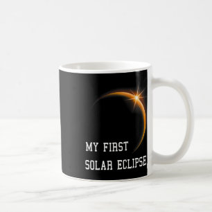 Caneca De Café Crianças Meu Primeiro Eclipse Solar Meninas 2024 S