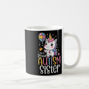 Caneca De Café Crianças Orgulhosas Irmã Autismo Conscientização U