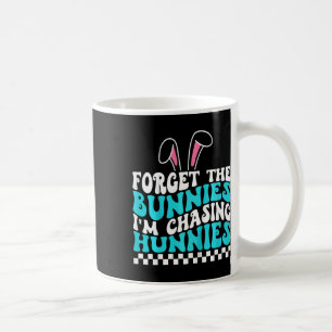 Caneca De Café Crianças Páscoas Esqueçam os Bunnies que estou caç