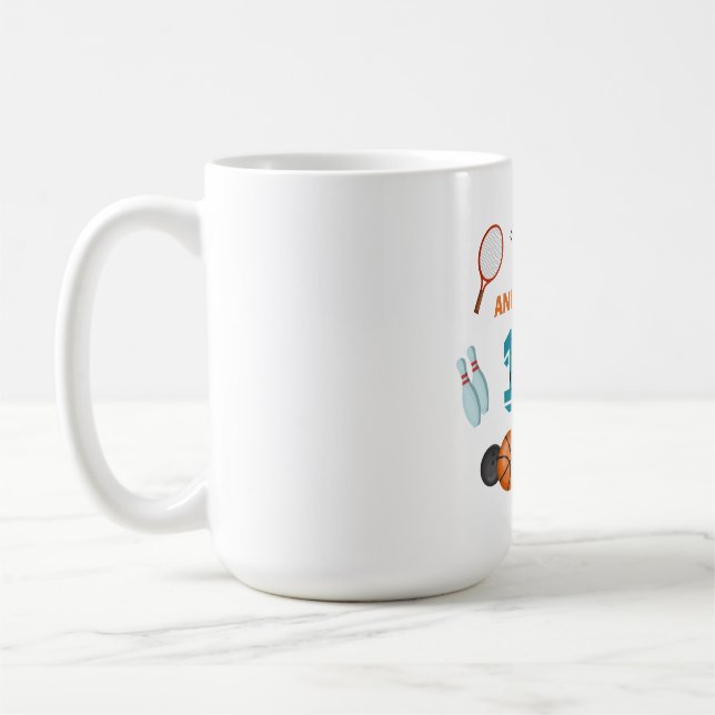 Caneca De Café Crianças Personalizadas Nome Personalizado de Aniv (Esquerda)