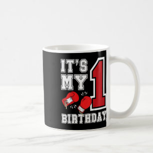 Caneca De Café Crianças primeiro aniversario Boxando Boy 1 ano Bo