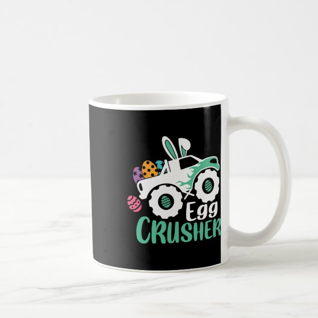 Caneca De Café Crianças Red Monster Ovos de Caminhão de Páscoa (Direita)