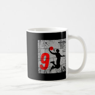 Caneca De Café Crianças se afogaram 9 anos 9 anos 9 anos aniversá