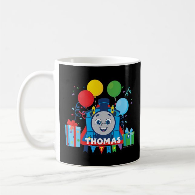 Caneca De Café Crianças Thomas e Amigos - Balões de Aniversário (Esquerda)