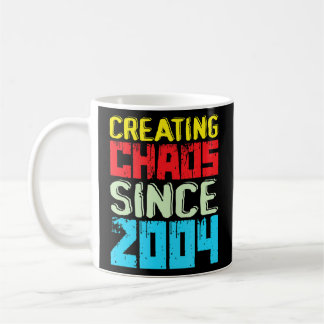 Caneca De Café Criando O Caos Desde 2004 18 Anos Causando Chao