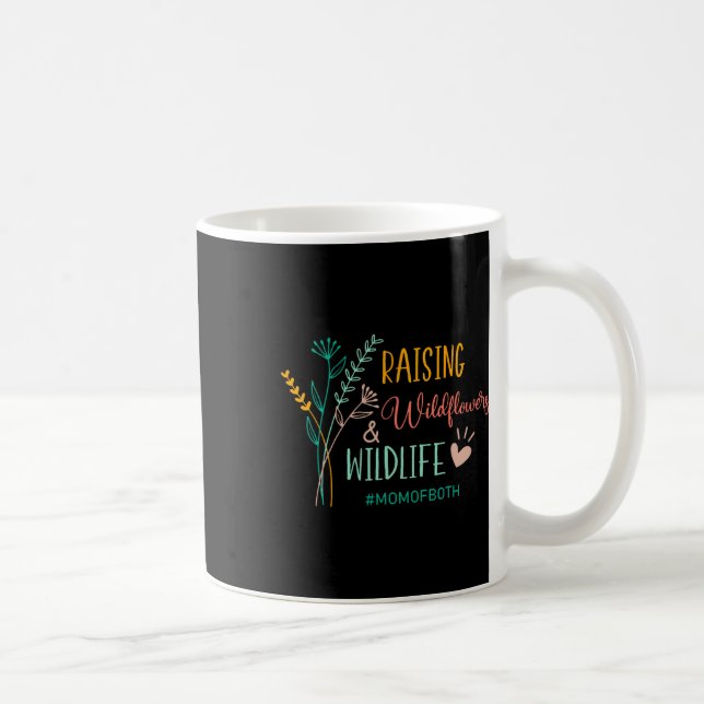 Caneca De Café Criar Flores Selvagens E Vida Selvagem Mãe De Ambo (Direita)