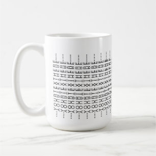Caneca De Café Criar Padrão de Palavra Personalizado Mensagem Sec