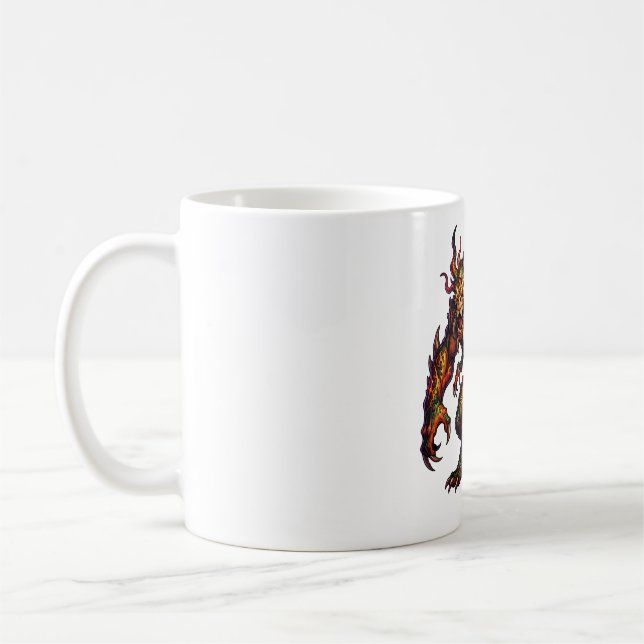 Caneca De Café Criatura Beemote Infernal (Esquerda)