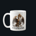 Caneca De Café Criatura de fantasia personalizada Griffin Griffin<br><div class="desc">Este design pode ser personalizado na área fornecida pela alteração da foto e/ou do texto. Ou pode ser personalizado clicando em Personalizar este Modelo e, em seguida, escolhendo o clique para personalizar mais a opção e excluir ou alterar a cor do plano de fundo, adicionar texto, alterar a cor ou...</div>