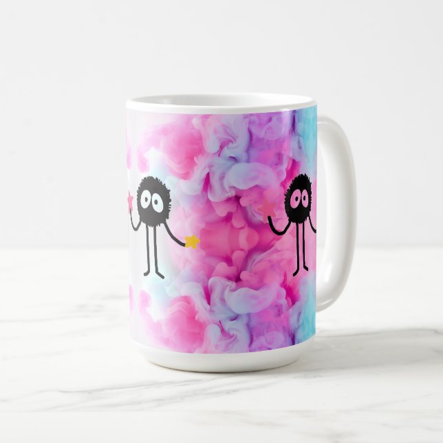 Caneca De Café Criatura Pequena e Excêntrica (Frente Esquerda)