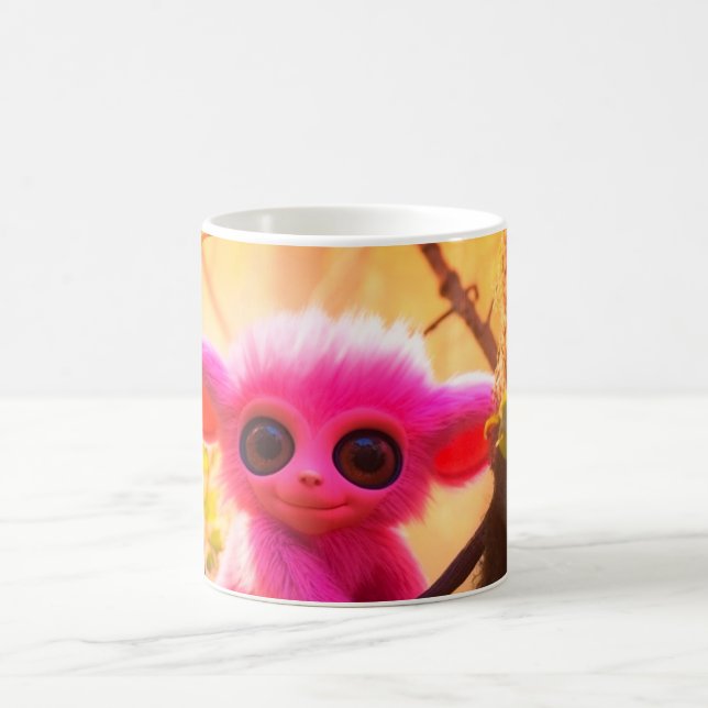 Caneca De Café Criatura Rosa (Centro)