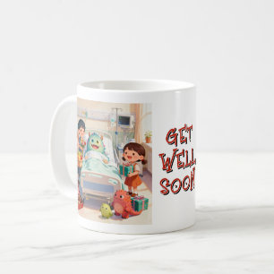 Caneca De Café Criaturas Fantásticas Doentes no Hospital + Visita