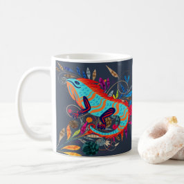 Caneca De Café Criaturas Whimsic | Iguana