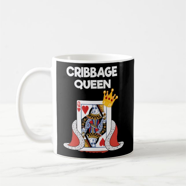 Caneca De Café Cribbage - Reprodutor da Rainha Crítica (Esquerda)