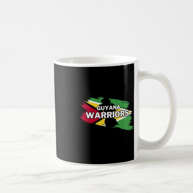 Caneca De Café Cricket Guyana Warriors  (Direita)